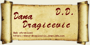 Dana Dragičević vizit kartica